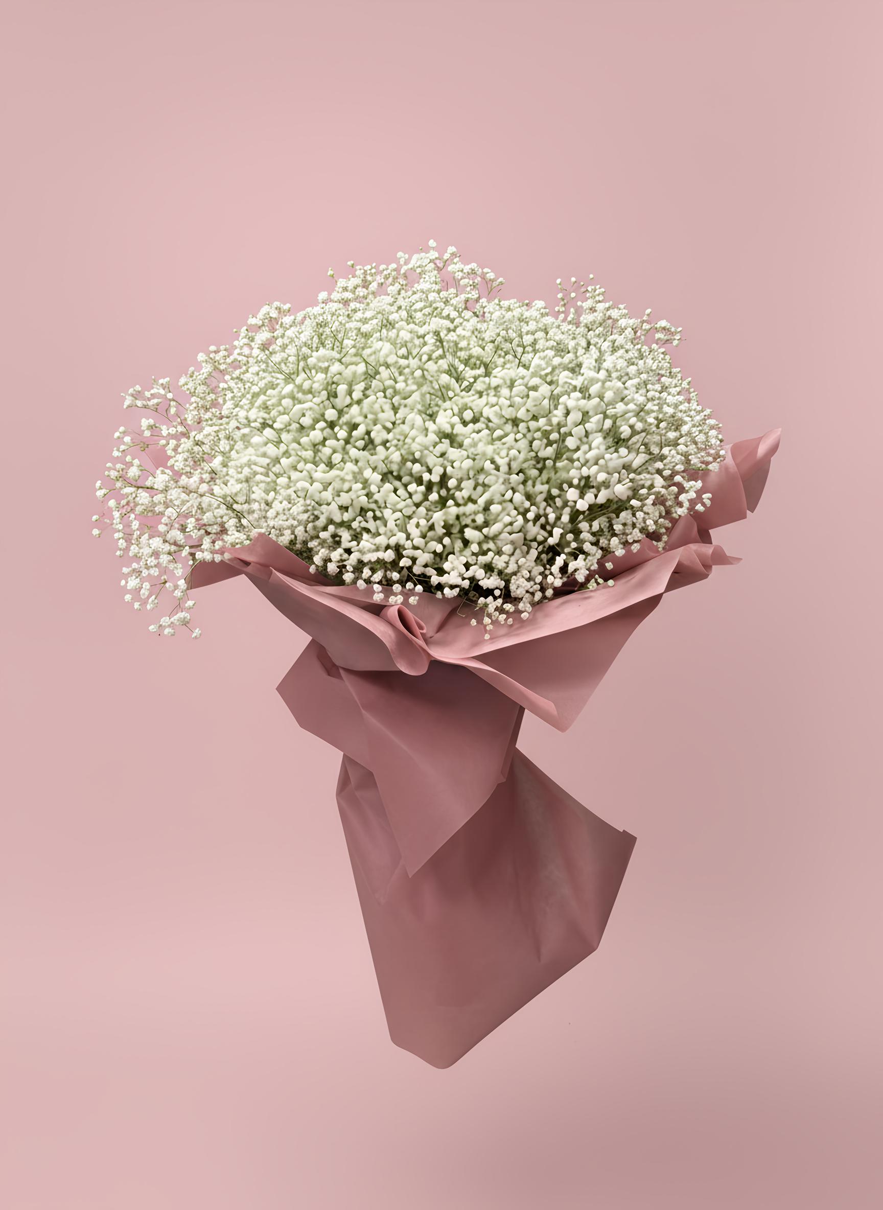 Букет от гипсофила Букет от гипсофила